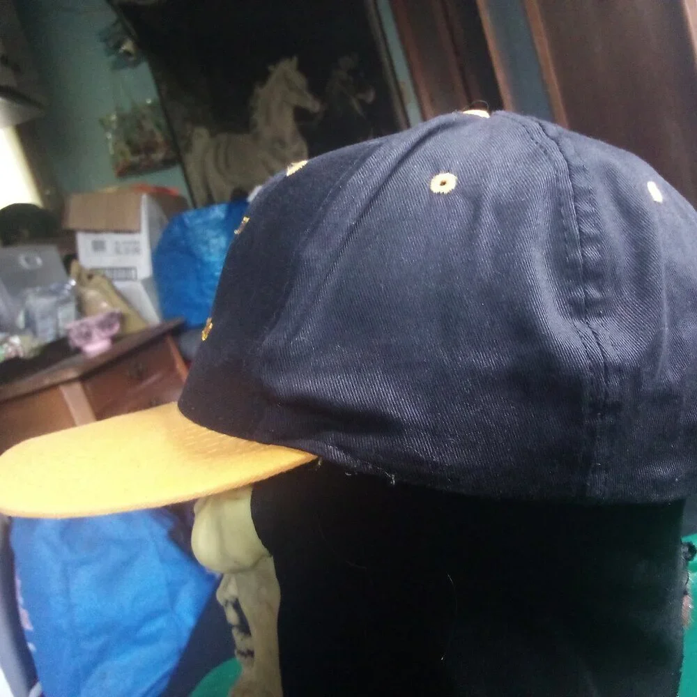 Deadstock Vintage Glasgow Yellowjackets Snap Hat Cap